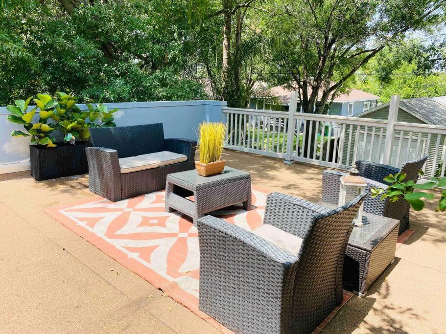 Nawlins Vibe With Rooftop Verandah Near Riverwalk And Downtown Tampa Luaran gambar